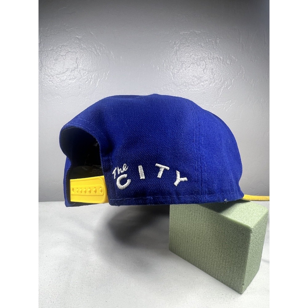 Snap Back Hat Golden State Warriors The City Hardwood Classic New Era 9FIFTY Cap - Picture 7 of 16
